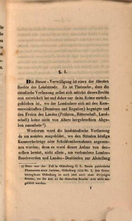 Das Recht der Steuerverwilligung in Württemberg : eine Inaugural-Dissertation