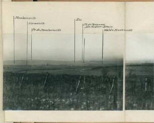 Foto des Geländes zwischen Moulainville und Etain, Teil 1 (Rundbild)