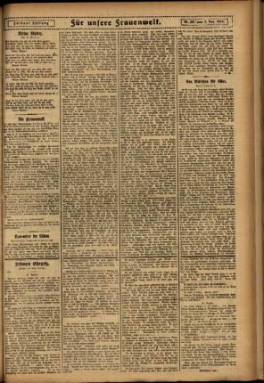 Zweite Ausgabe vom Mittwoch, den 03. Dezember 1924.
