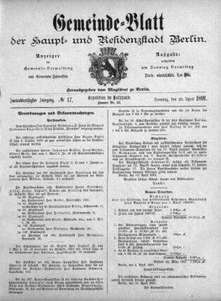 1891,17: No. 17, 26. April 1891