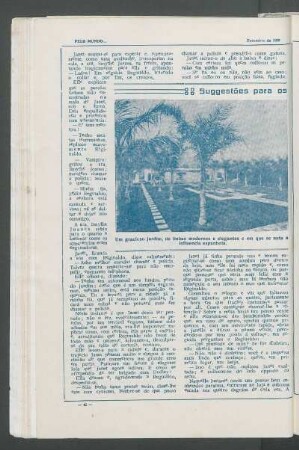 Sugestões para os jardins dos nossos leitores