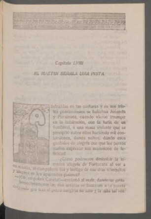 Capítulo LVIII - El mastin señala una pista