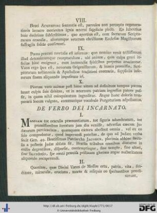 De Verbo Dei Incarnato.