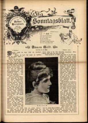 Ausgabe vom Sonntag, den 16. September 1894.