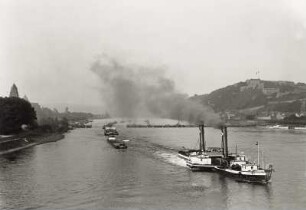 Koblenz, Pontonbrücke, 1929