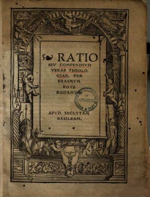 Ratio Sev Compendivm Verae Theologiae