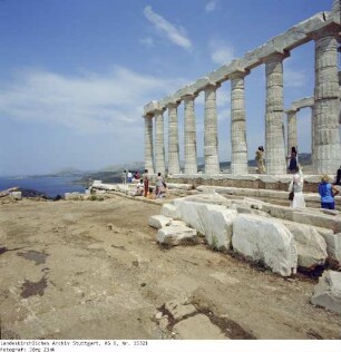 Griechenland: Poseidontempel Kap Sunion