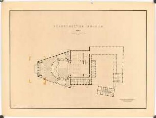 Schauspielhaus, Bochum: Grundriss Parkett 1:200