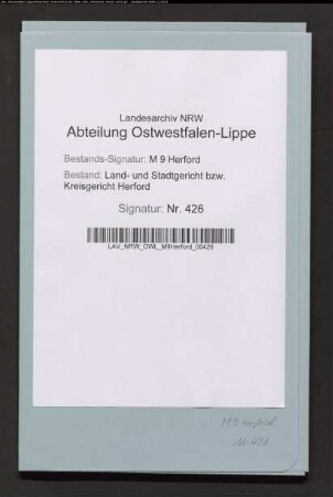 Erblasser: Stohlmann, Anna Maria Ilsabein, geb. Wiegmann: