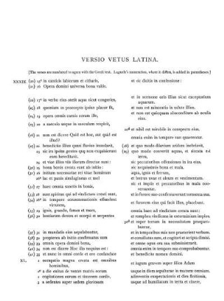 Versio Vetus Latina