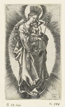 Maria mit Zepter und Sternenkrone