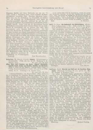 63-64 [Rezension] Scharlau, Magda Alberti, Kämpfe. Erinnerungen und Bekenntnisse