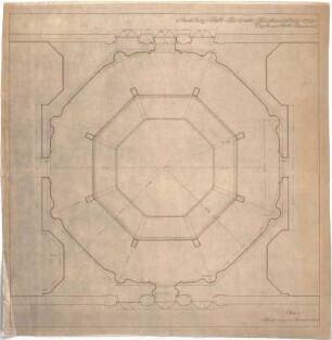 Billing, Hermann; Karlsruhe (Baden-Württemberg); Ausstattung Große Deutsche Kunstausstellung - Empfangshalle (Teilgrundriss)