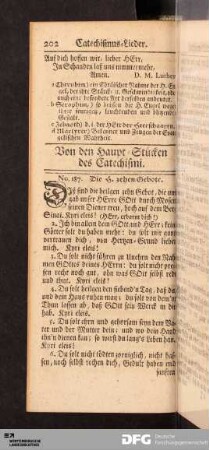 Von den Haupt-Stücken des Catechismi.