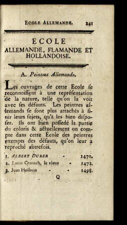 Ecole Allemande, Flamande Et Hollandoise.