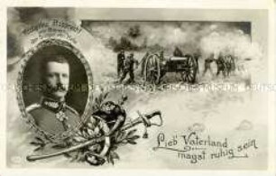 Postkarte zur Erinnerung an die Schlacht von Metz