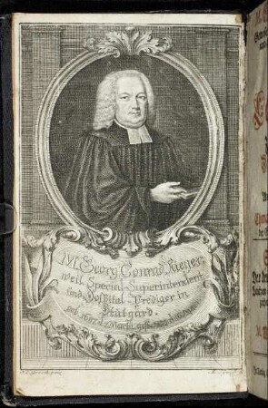 M. Georg conrad Rieger, weil. Special-Superintendent[...]
