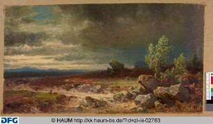 Weg in einer kargen Landschaft