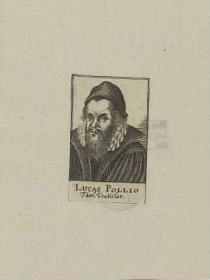 Bildnis des Lucas Pollio