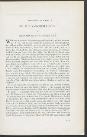 Zweiter Abschnitt. - Die Puelo-Kordilleren.