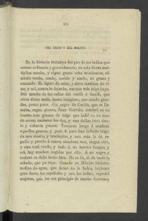 Del Trigo Y Del Molino