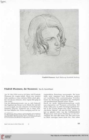 52: Friedrich Wasmann, der Nazarener
