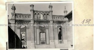 Zerstörte Synagoge in Brzeziny