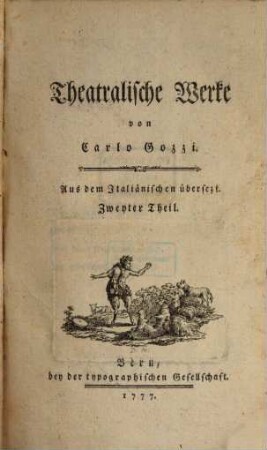Theatralische Werke, 2