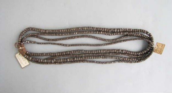 Necklace made from iron beads