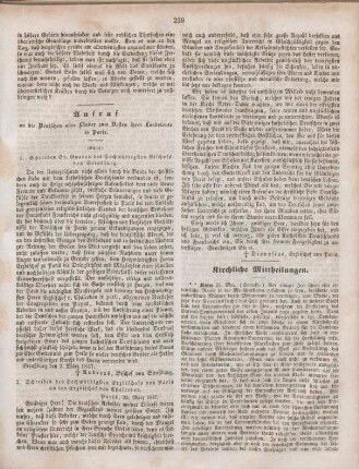 259-260 Kirchliche Mittheilungen