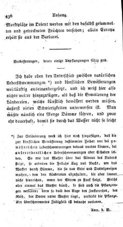 Verbesserungen, deren einige Anpflanzungen fähig sind.