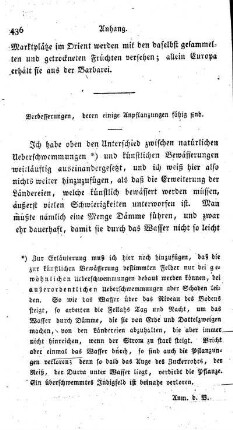 Verbesserungen, deren einige Anpflanzungen fähig sind.