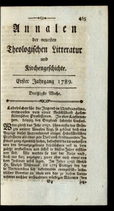 Dreißigste Woche