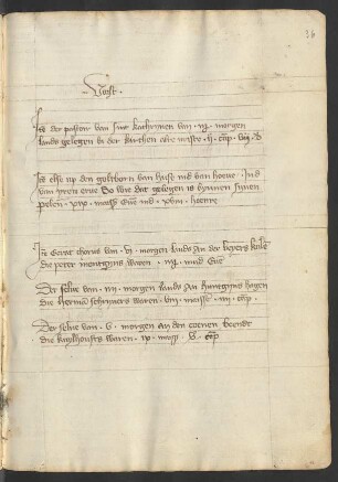 Rentenbuch des Klosters Kornelimünster (Teil II)