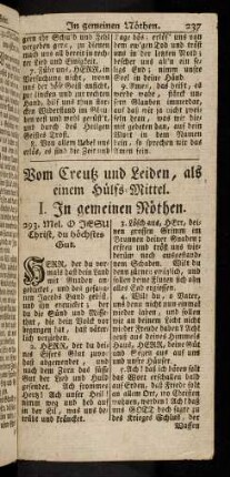 237-249, In gemeinen Noethen