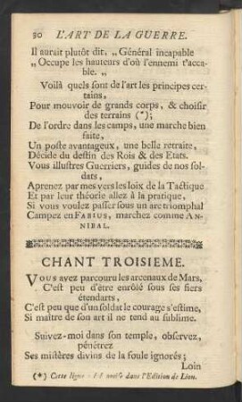 Chant Troisieme