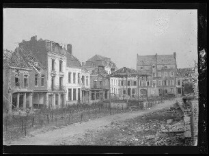 Marktplatz La Bassee (Dep. Nord, Frankreich)