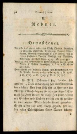 III. Redner.