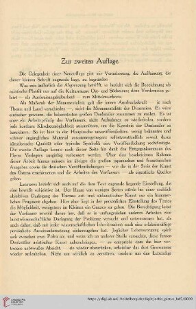 Zur zweiten Auflage