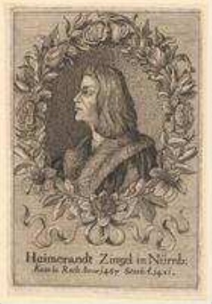 Heimerandt Zingel, Nürnberger; gest. 1481