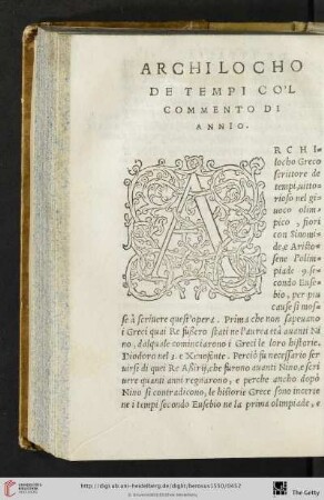 Archilocho de tempi