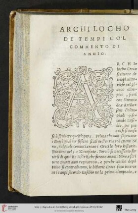 Archilocho de tempi