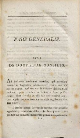 Curtii Sprengel Institutiones therapiae generalis