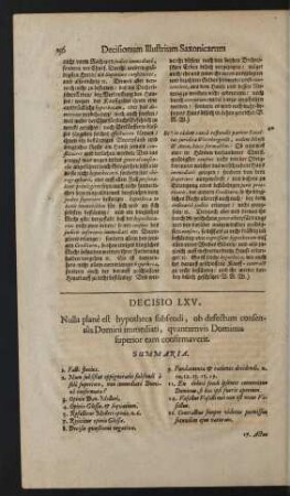 Decisio LXV.