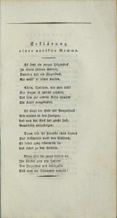Erklärung einer antiken Gemme
