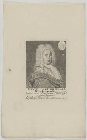 Bildnis des Daniel Bartholomaei