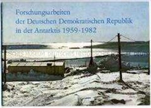 Broschüre über die Antarktisforschung der DDR - Sachkonvolut