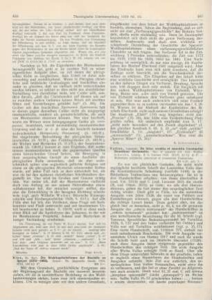 459-460 [Rezension] Kloe, Karl, Die Wahlkapitulationen der Bischöfe zu Speyer (1272-1802)