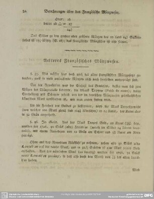 Aelteres Französisches Münzwesen