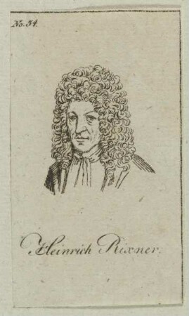 Bildnis des Heinrich Rixner